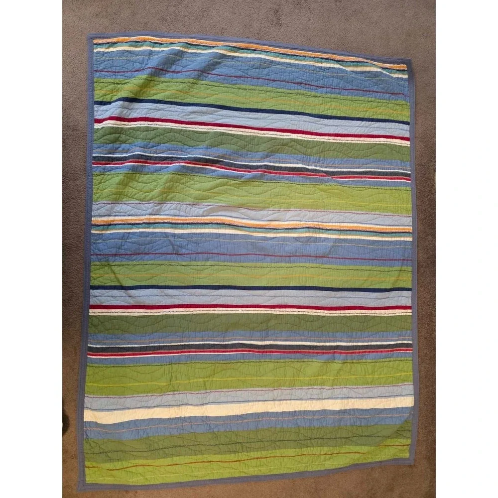 Pottery Barn‎ Kids Quilt  Patchwork Colorful 82